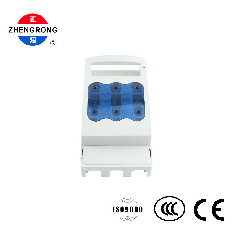 3 قطب فیوز سوئچ ڈس کنیکٹر 160A 690V DIN ریل