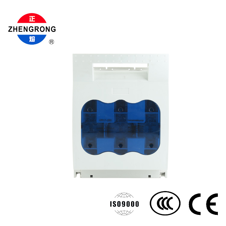 3 قطب فیوز سوئچ ڈس کنیکٹر 250A 690V DIN ریل