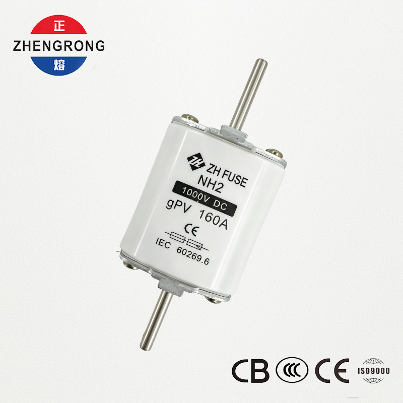 NH2 160A 1000V DC gPV فوٹوولٹک فیوز لنک - IEC 60269.6 مصدقہ