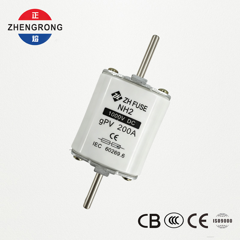 NH2 200A 1000V DC gPV فوٹوولٹک فیوز لنک - IEC 60269.6 مصدقہ