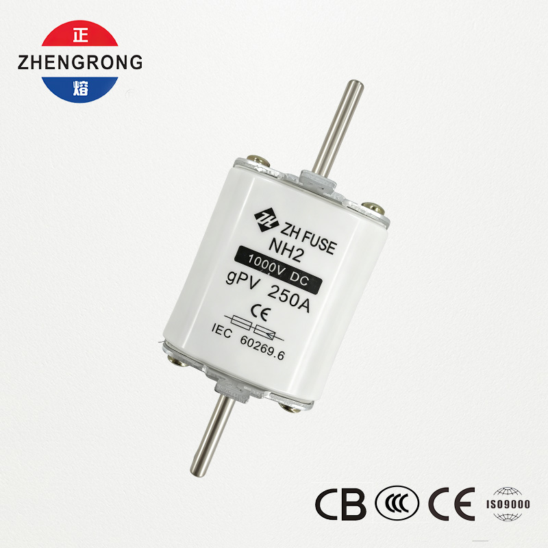 NH2 250A 1000V DC gPV فوٹوولٹک فیوز لنک - IEC 60269.6 مصدقہ