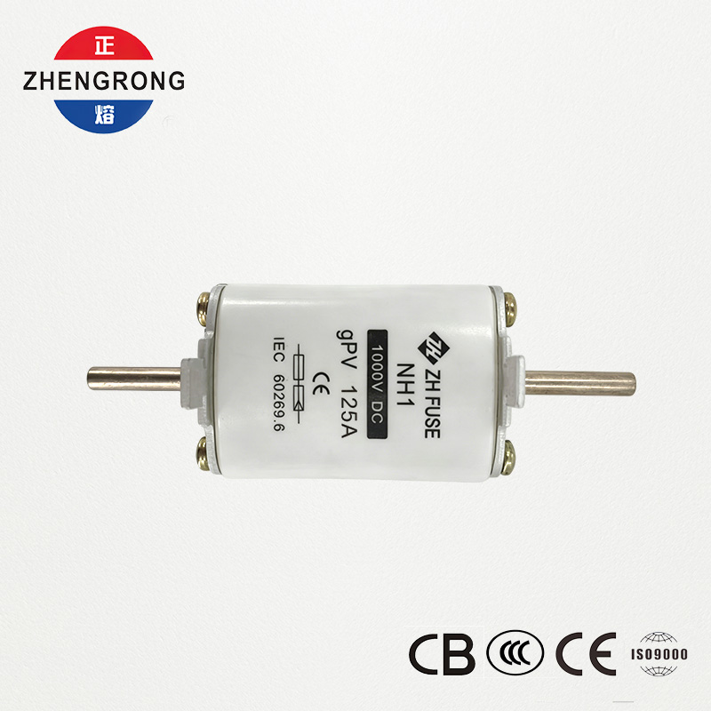 PV DC فیوز NH1 125A 1000V | CE اور IEC 60269.6 شمسی توانائی کے لیے منظور شدہ