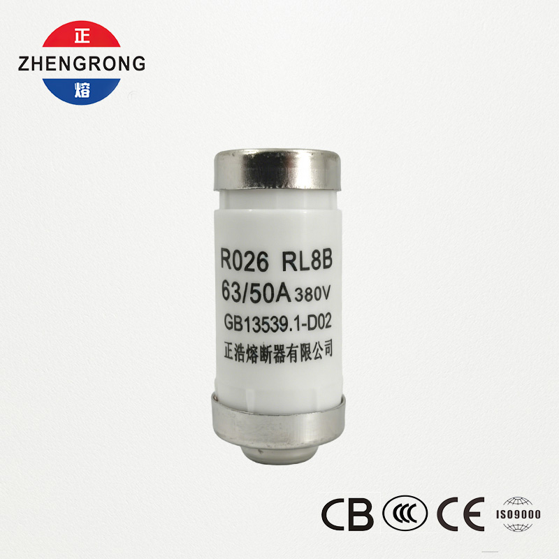R026 RL8B 63A 380V D02 صنعتی فیوز لنک