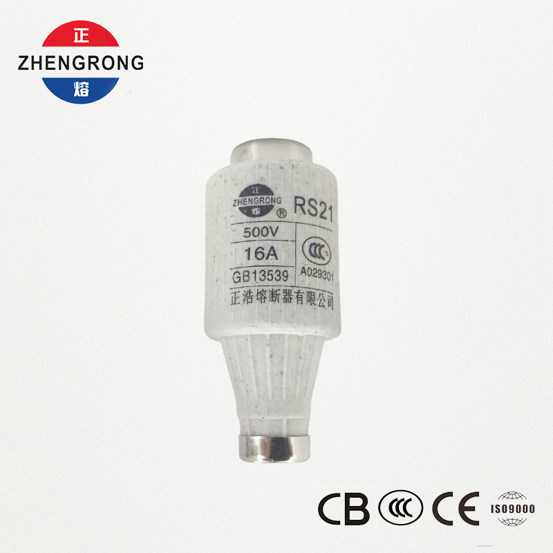 RS21 16A 500V فاسٹ ایکٹنگ اسکرو ٹائپ فیوز