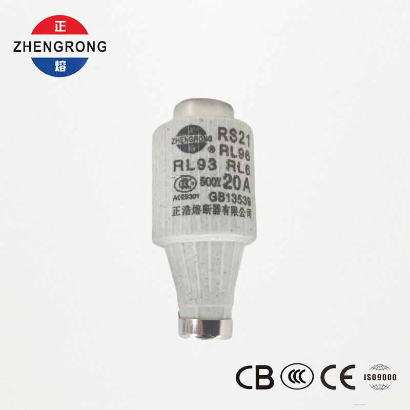 RS21 20A 500V فاسٹ ایکٹنگ اسکرو ٹائپ فیوز