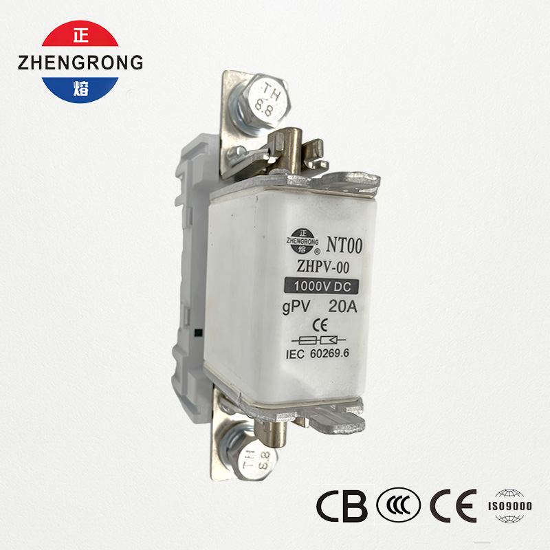 ZHPV-00 20A 1000V DC فوٹوولٹک پروٹیکشن فیوز - CE تصدیق شدہ